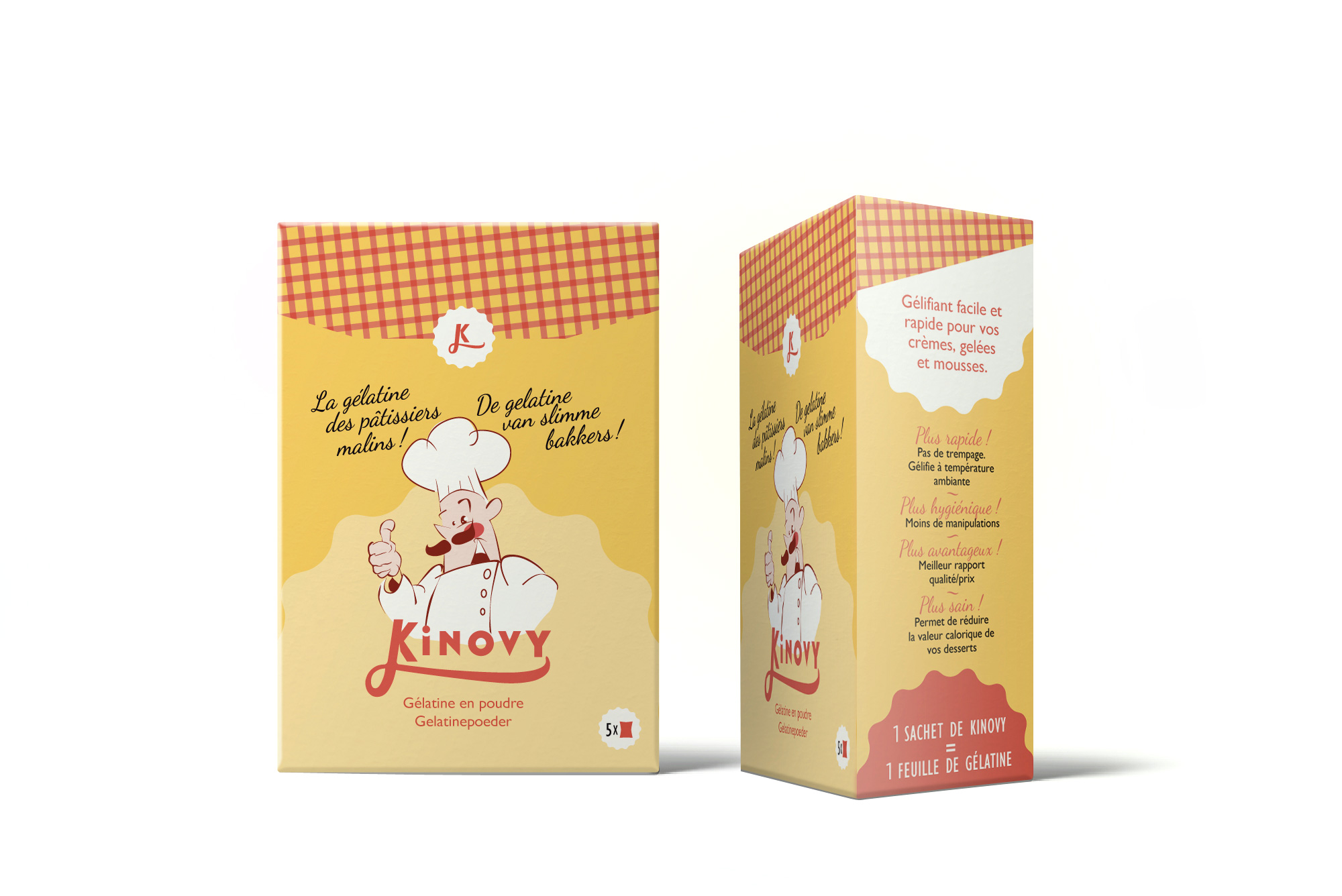 Packaging design Kinovy branding